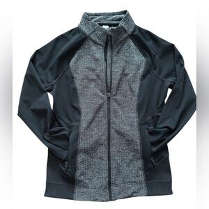 Athleta Kids Jacket - Black and Gray